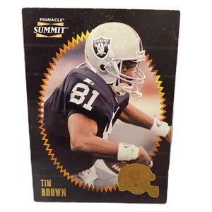 1996 Pinnacle Summit Card #79 Tim Brown Oakland Raiders